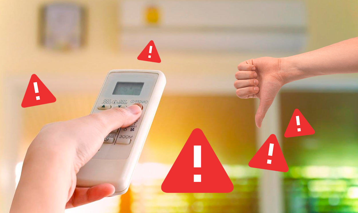No funciona el mando del aire acondicionado